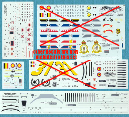 DACO's F-16 Stencils